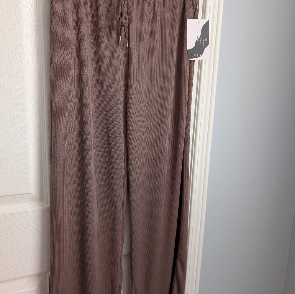 Love Poem Wide-Leg Drawstring Lounge Pants